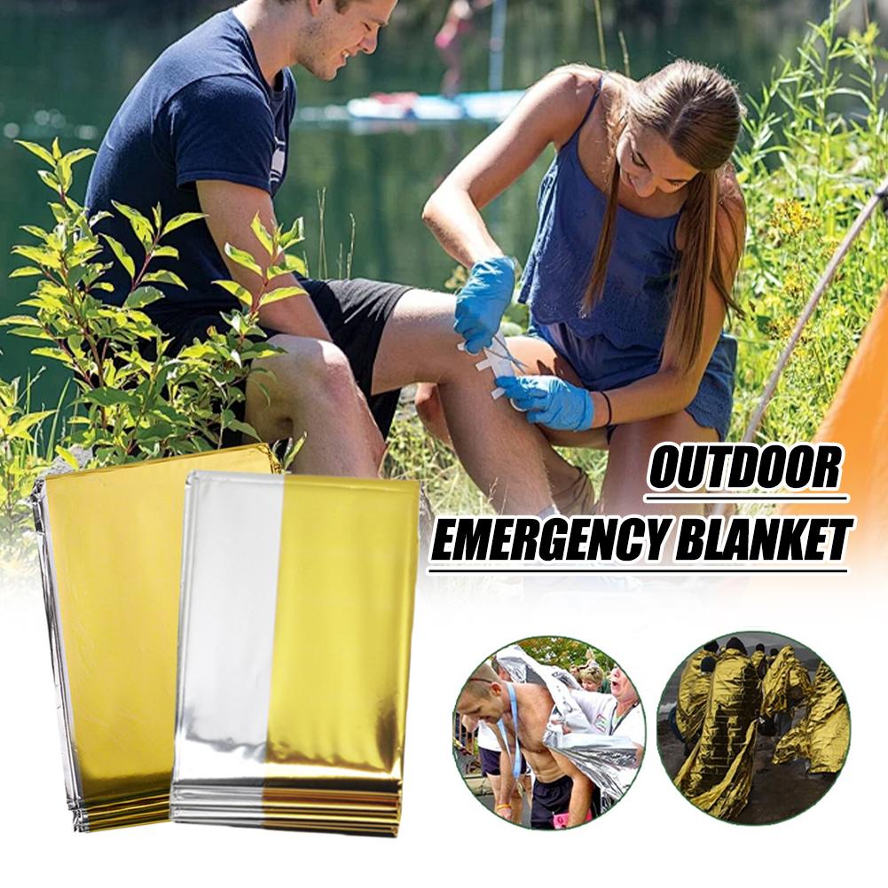 Hypothermia Rescue First Aid C - Outdoor Camping Heated Blanket ulasan dan harga
