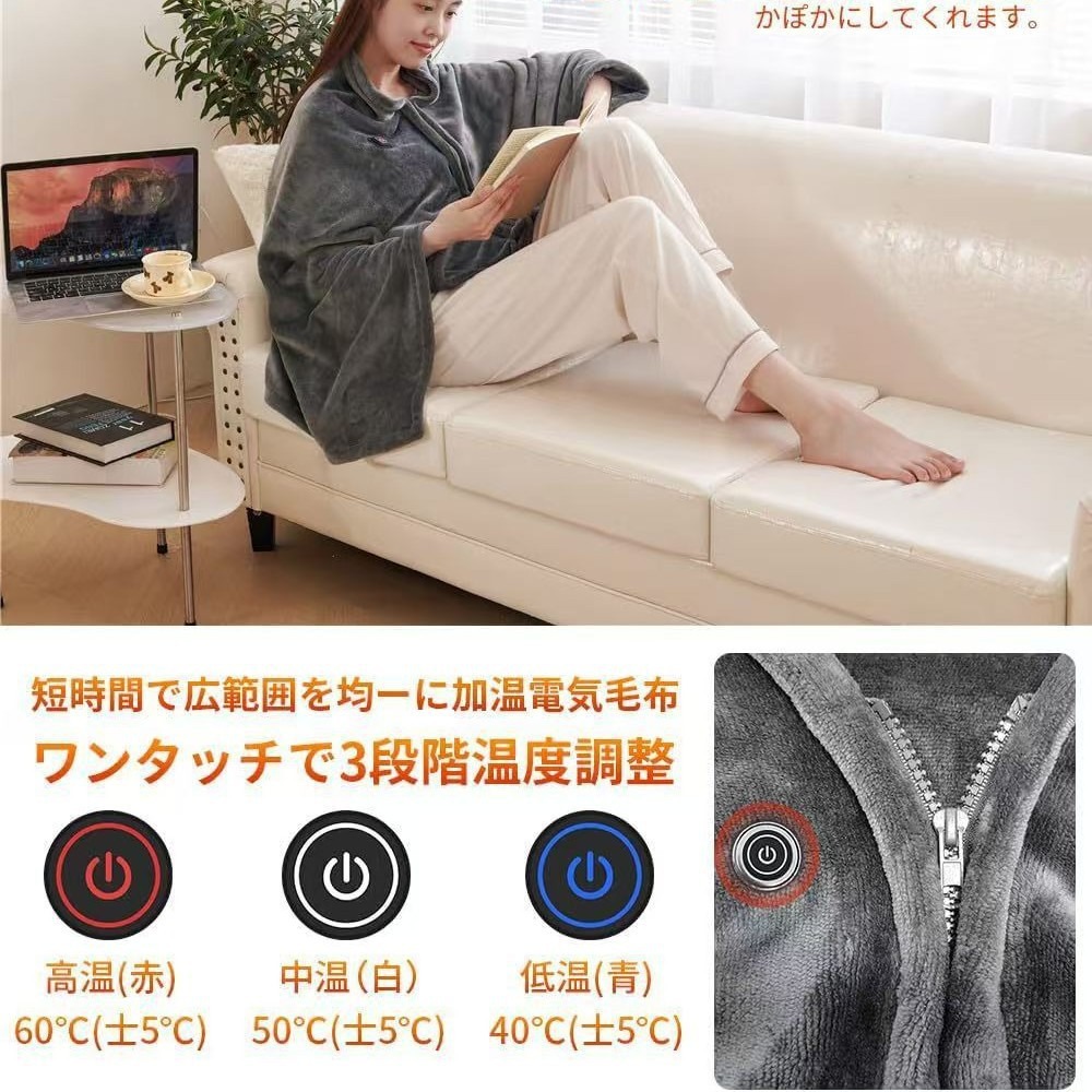 2025 NewUSB Heated Shawl Blank - Outdoor Camping Heated Blanket ulasan dan harga
