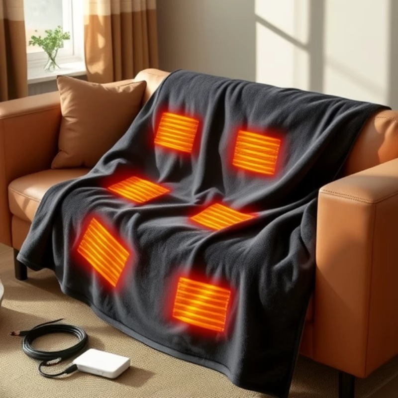 2025 NewUSB Heated Shawl Blank - Outdoor Camping Heated Blanket ulasan dan harga