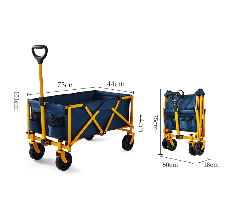 Collapsible Foldable Wagon, Be - Outdoor Camping Folding Table ulasan dan harga