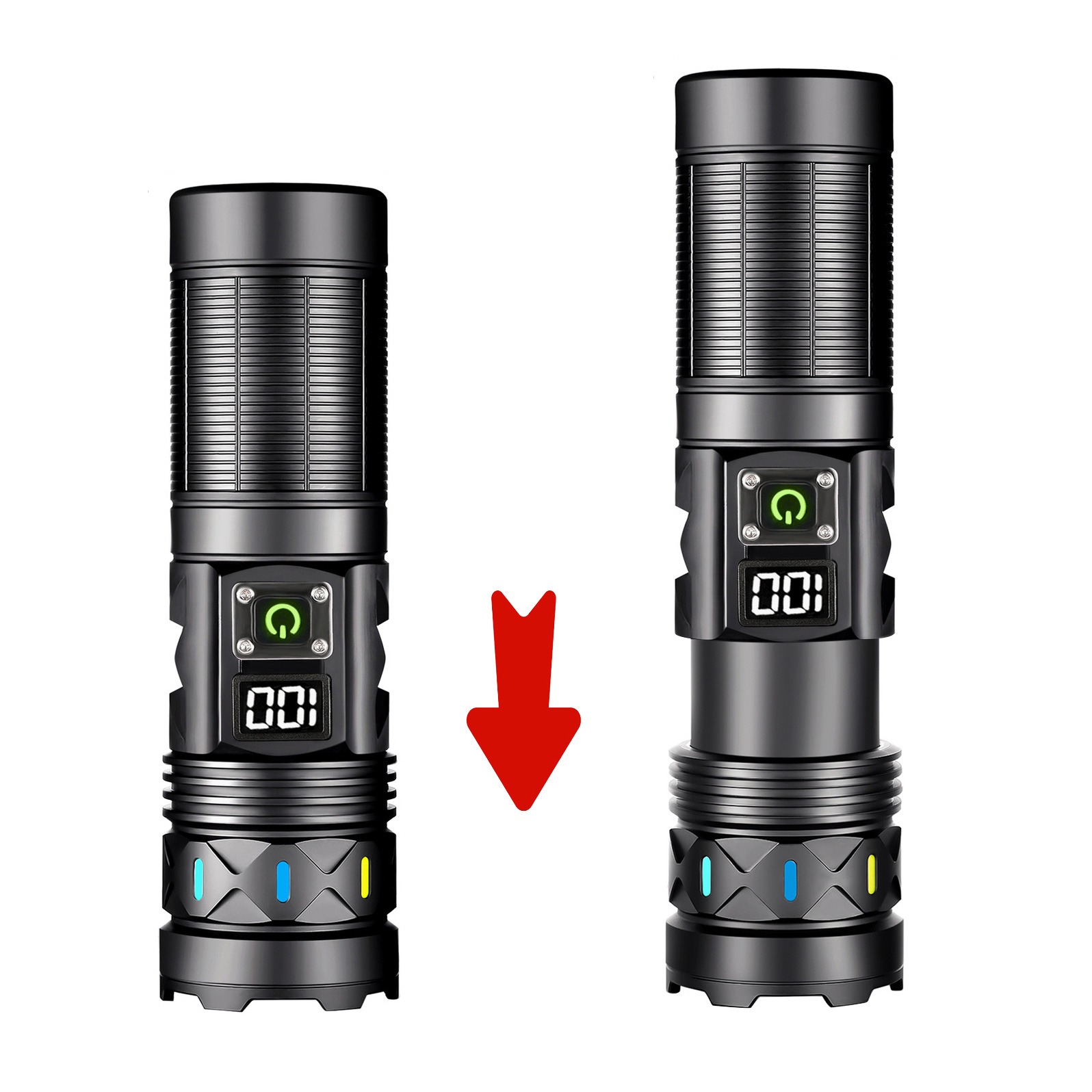 High Power LED Flashlight Tele - Outdoor Camping Lantern ulasan dan harga