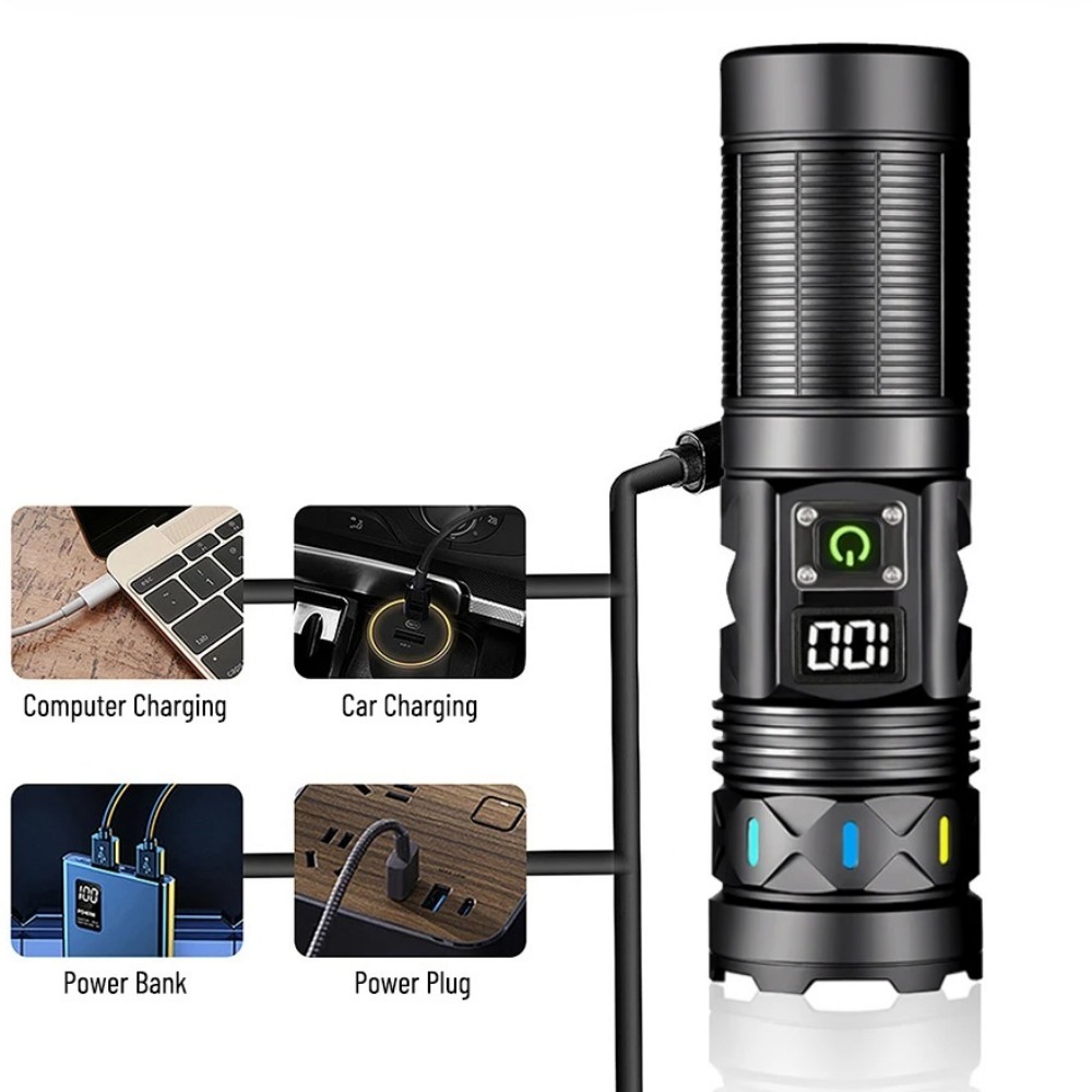 High Power LED Flashlight Tele - Outdoor Camping Lantern ulasan dan harga