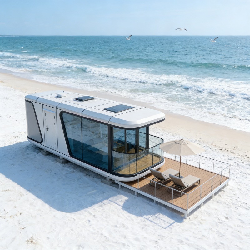 Modern 40ft 20ft Steel Space C - Outdoor Camping House ulasan dan harga