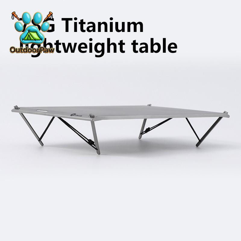 Portable Lightweight Titanium  - Outdoor Camping Folding Table ulasan dan harga