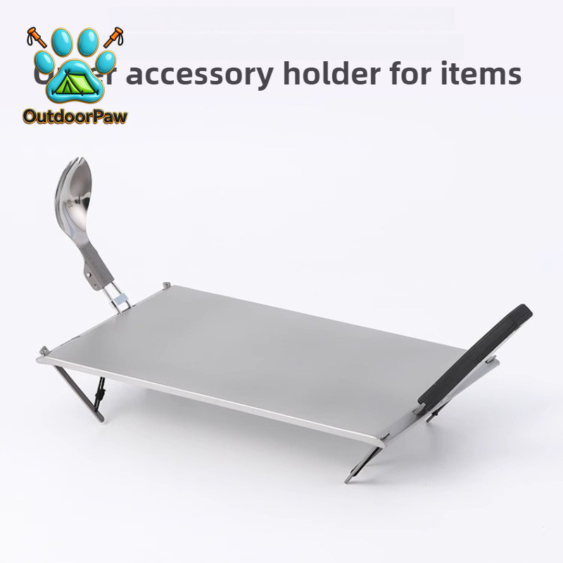 Portable Lightweight Titanium  - Outdoor Camping Folding Table ulasan dan harga